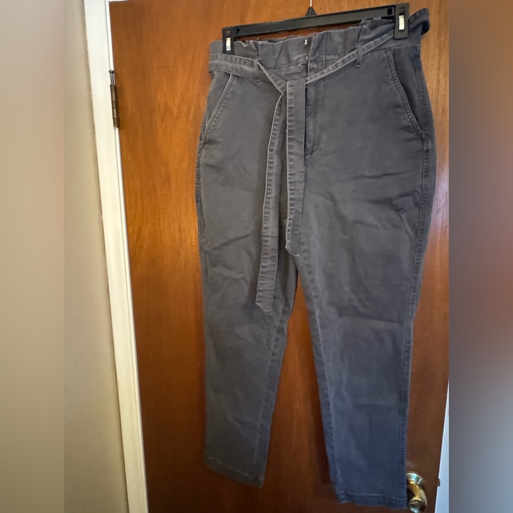 Express Charcoal Belted Trousers